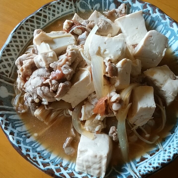 梅風味の肉豆腐